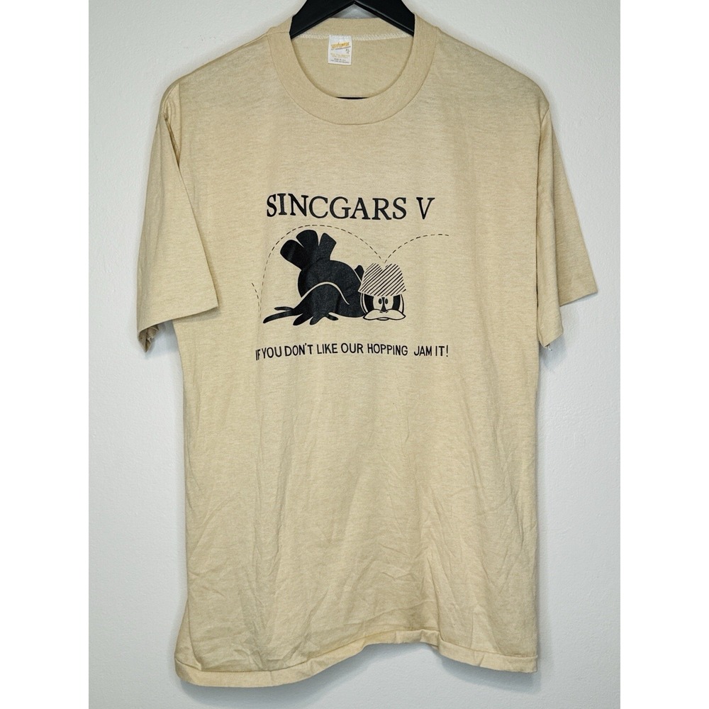 Vintage 80s Military Radio SINCGARS Graphic T Shirt USA Single Stitch XL